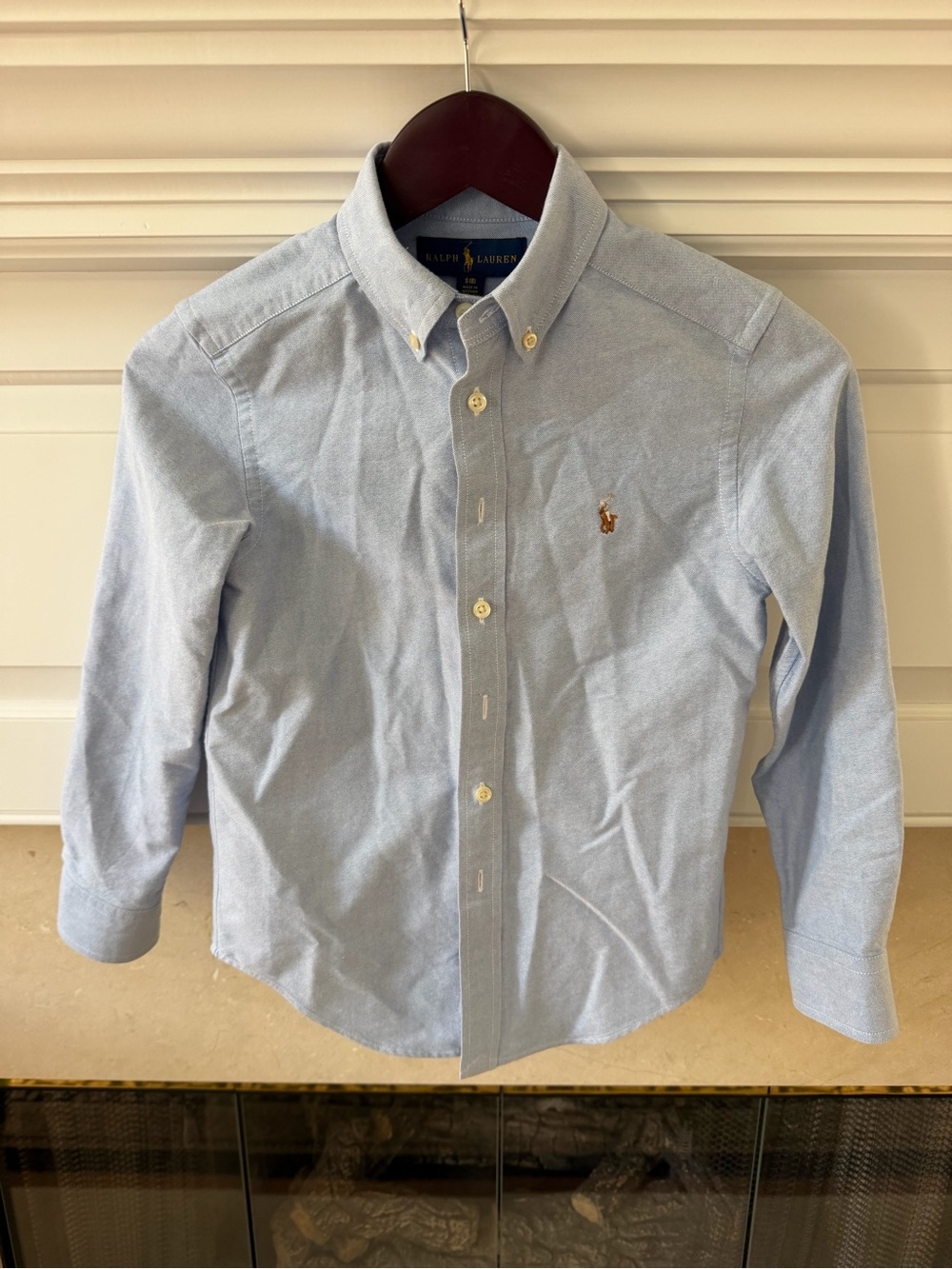 Ralph Lauren Light Blue Button-Down Oxford Shirt